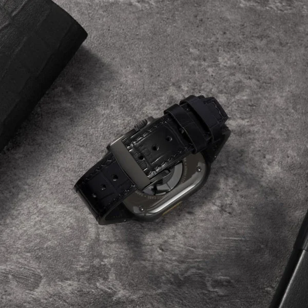 Bamboo Leather Deployment Strap | AP-Inspired, vue 3 sur 15