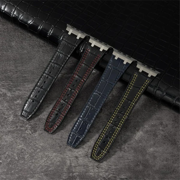 Bamboo Leather Deployment Strap | AP-Inspired, vue 7 sur 15