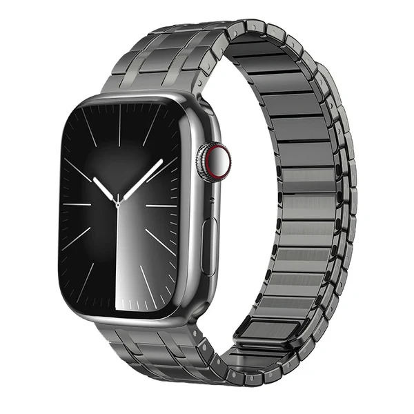 AP Frosted Stainless Steel Magnetic Band For Apple Watch — Grau / 40mm/41mm/42mm