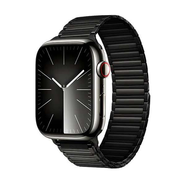 Bamboo Link Band — Black / 40mm/41mm/42mm