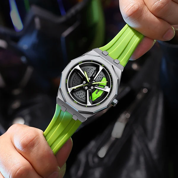 Bavaria RS7 Silicone Strap (Silver Case), view 3 of 6