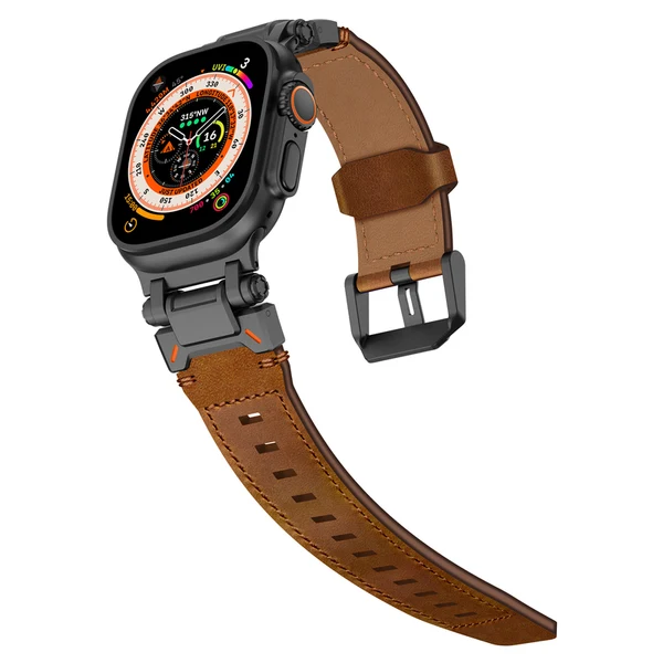 Explorer Crazy Horse Leather Band For Apple Watch, Ansicht 4 von 9