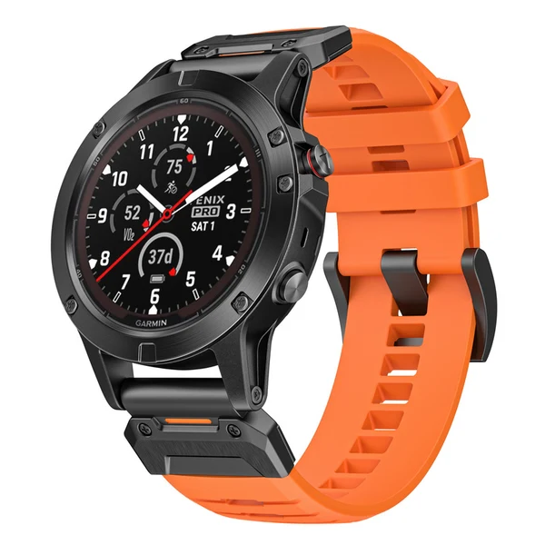 Garmin QuickFit FKM Rubber Band — Naranja / 26mm