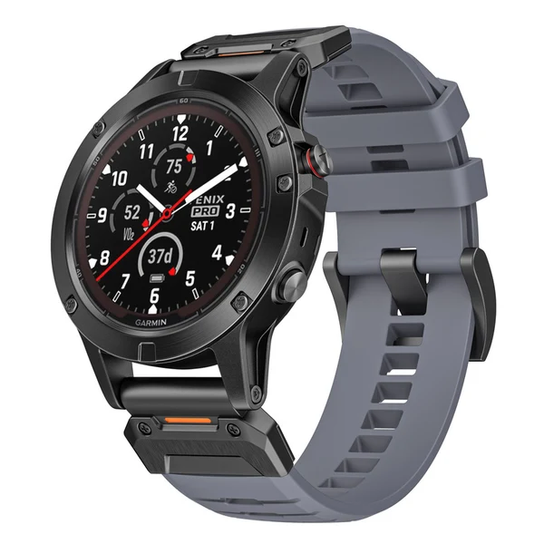 Garmin QuickFit FKM Rubber Band — Gris / 26mm