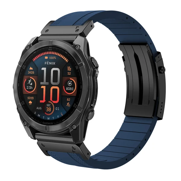 Garmin QuickFit Ocean Luxe Band — Azul-negro / 26mm
