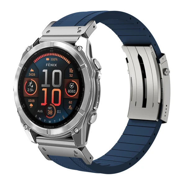 Garmin QuickFit Ocean Luxe Band — Azul-plata / 26mm