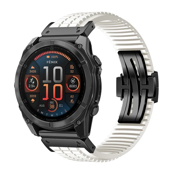 Garmin QuickFit GR Modern Band Upgraded Version — Blanc-noir / 22mm
