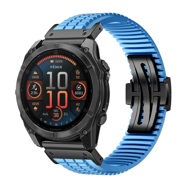 Garmin QuickFit GR Modern Band Upgraded Version — Turquoise-noir / 22mm