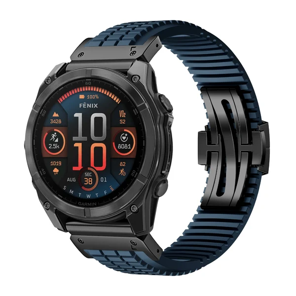 Garmin QuickFit GR Modern Band Upgraded Version — Bleu-noir / 22mm
