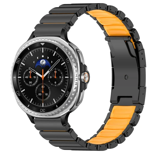 GEMINI Titanium Band For Samsung Galaxy Watch — Schwarz Orange / Galaxy Watch8 Classic 46mm