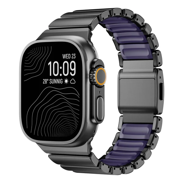 GEMINI Titanium Band Pro — Noir bleu / 46mm/45mm/44mm