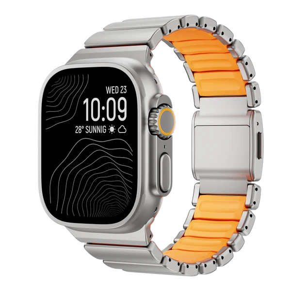 GEMINI Titanium Band Pro — Titane orange / 46mm/45mm/44mm