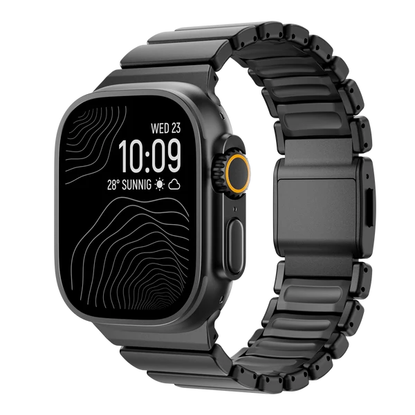 GEMINI Titanium Band Pro — Noir / 46mm/45mm/44mm