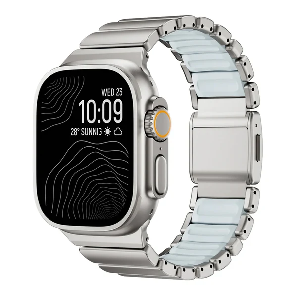 GEMINI Titanium Band Pro — Titane bleu glacier / 46mm/45mm/44mm