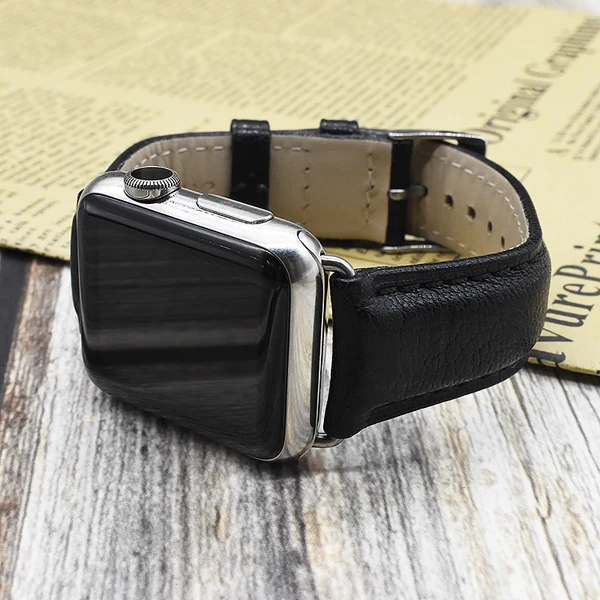 Goatskin Leather Strap For Apple Watch, view 4 of 9
