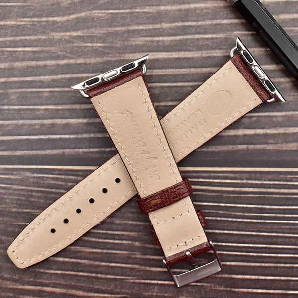 Goatskin Leather Strap For Apple Watch, view 3 of 9