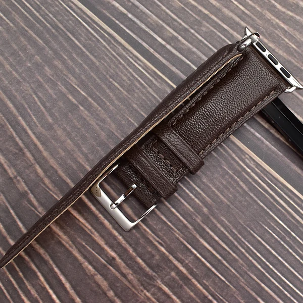 Goatskin Leather Strap For Apple Watch, view 2 of 9