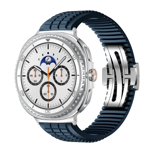 GR Modern Band Upgraded Version For Samsung Galaxy Watch — Niebieski – srebrna klamra / Galaxy Watch8 Classic 46mm
