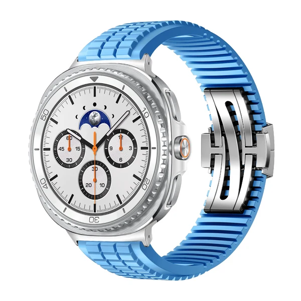 GR Modern Band Upgraded Version For Samsung Galaxy Watch — Turkusowy – srebrna klamra / Galaxy Watch8 Classic 46mm