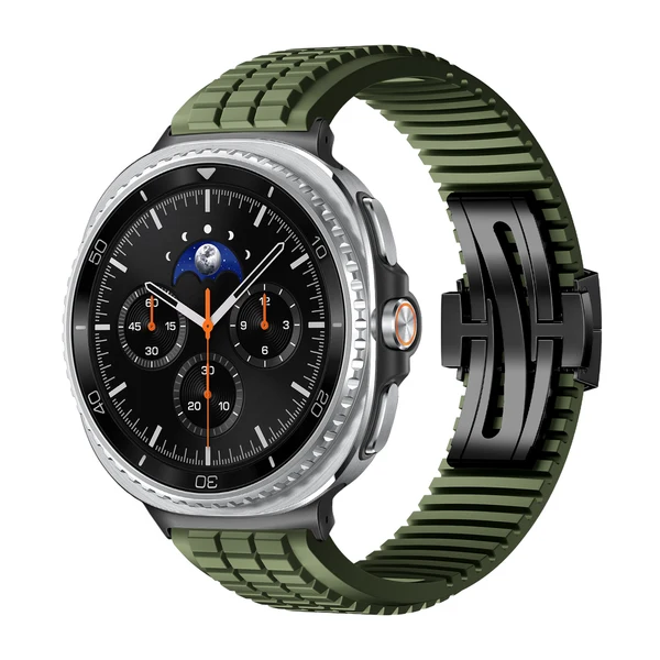 GR Modern Band Upgraded Version For Samsung Galaxy Watch — Zielony – czarna klamra / Galaxy Watch8 Classic 46mm