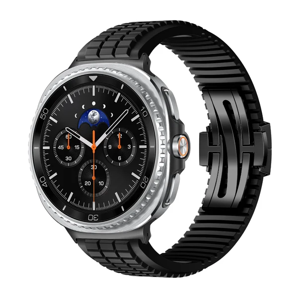 GR Modern Band Upgraded Version For Samsung Galaxy Watch — Czarny – czarna klamra / Galaxy Watch8 Classic 46mm