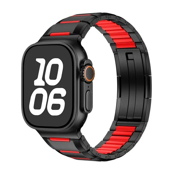 GT Apple Watch Band — Negro rojo / 42mm/41mm/40mm