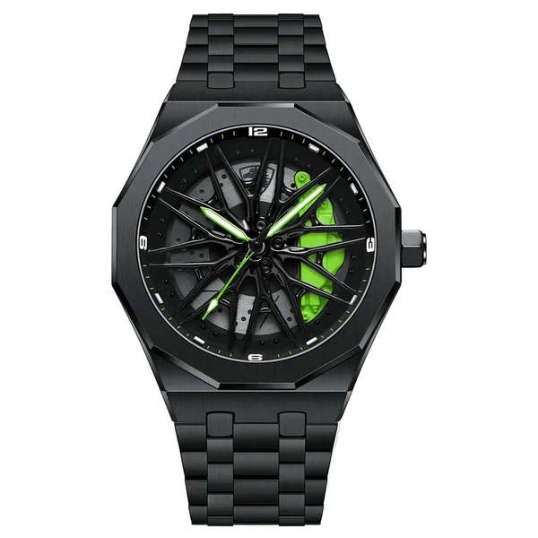 HMN Boxster Coupe 992 - Brushed Steel Strap — Verde