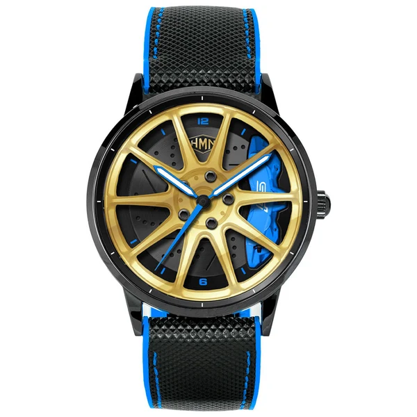 HMN BRZ Performance Gold Wheel — Blauw