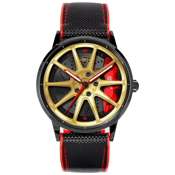 HMN BRZ Performance Gold Wheel — Rood
