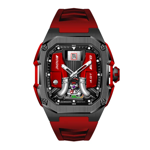 HMN Petronas V8 — Rouge