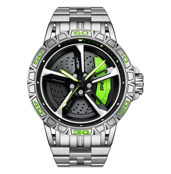 HMN S4 Quattro - Silver Case — Groen