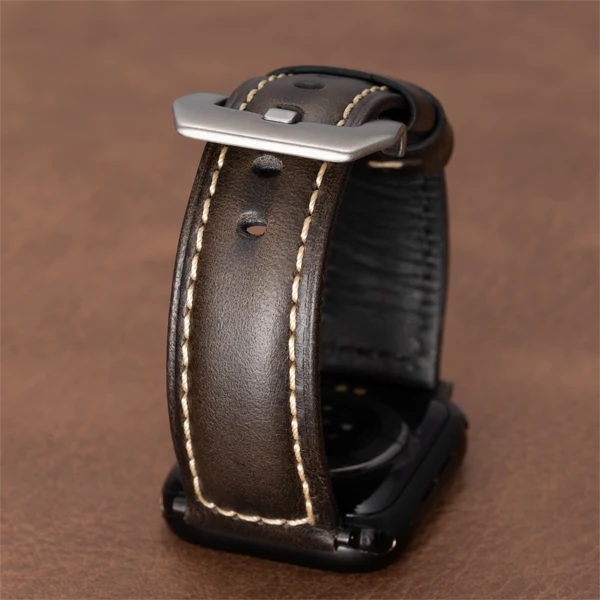 Nappa Leather Band For Apple Watch, Ansicht 2 von 11