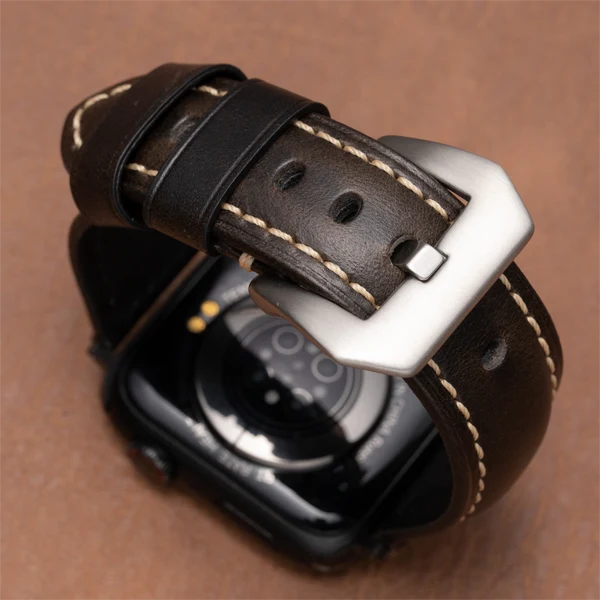 Nappa Leather Band For Apple Watch, Ansicht 3 von 11
