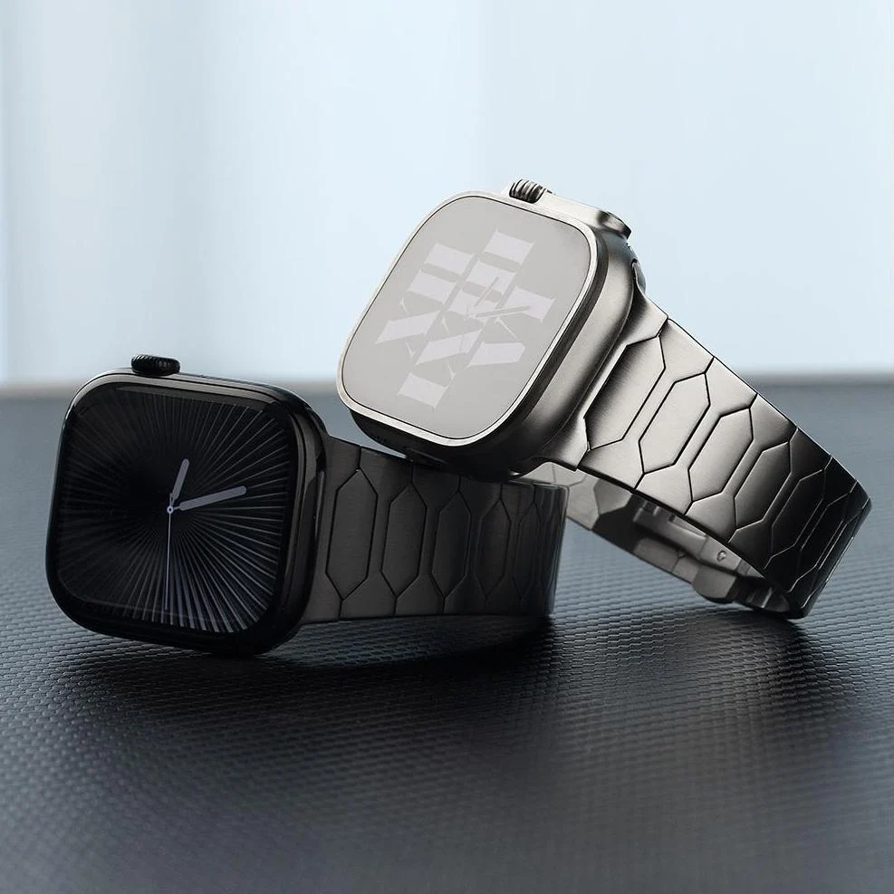 Luxe Stainless Steel Band For Apple Watch, detalle