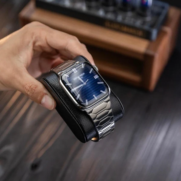 Luxe Stainless Steel Band For Apple Watch, vista 6 de 8