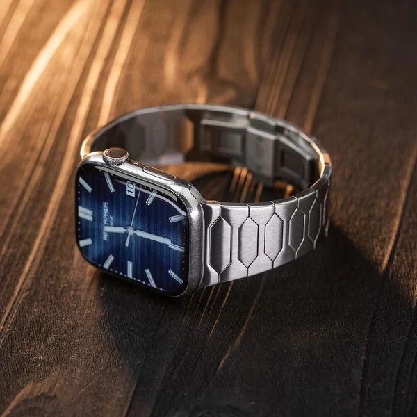 Luxe Stainless Steel Band For Apple Watch, vista 5 de 8