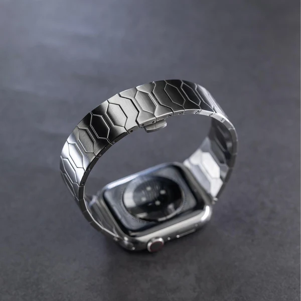 Luxe Stainless Steel Band For Apple Watch, vista 8 de 8