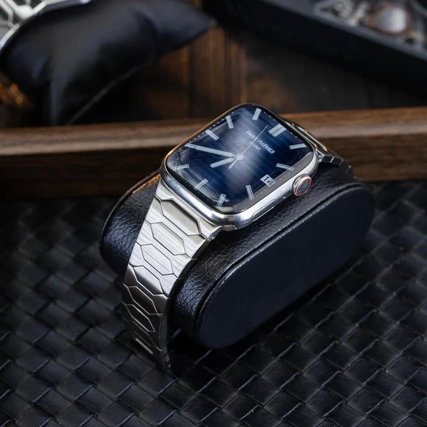 Luxe Stainless Steel Band For Apple Watch, vista 3 de 8