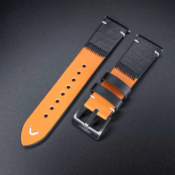 Leather Strap — Orange