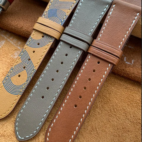Barenia Leather Band for Apple Watch Detail