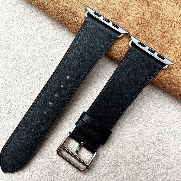 Barenia Leather Band for Apple Watch — Schwarz / 40mm/41mm/42mm