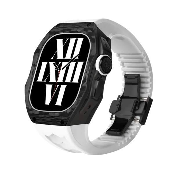 RM808 Carbon Fibre — Black / Snow White / 49 mm