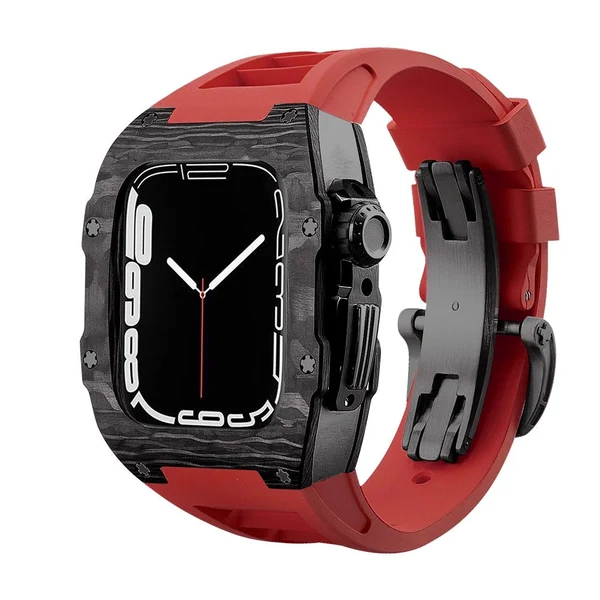 RM 9009 Carbon Fibre — Roșu / 44 mm