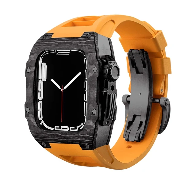 RM 9009 Carbon Fibre — Portocaliu / 44 mm