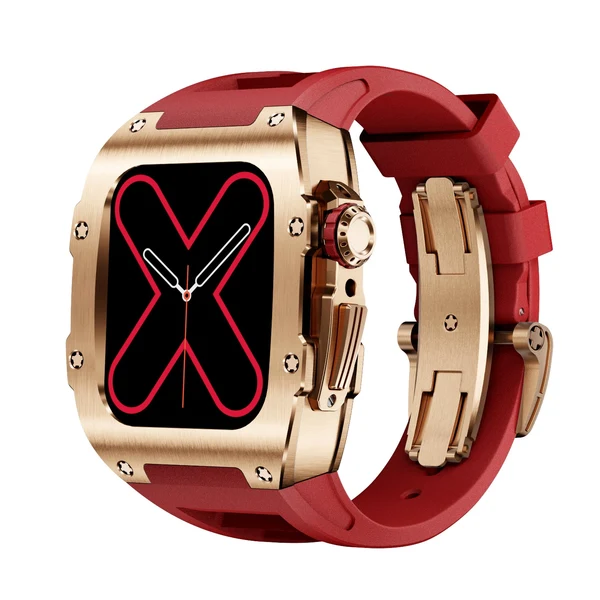 RM 9009 Golden — Titanio / 44 mm / Rojo