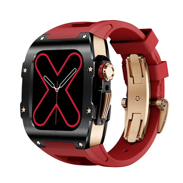 RM 9009 Black & Gold — Titanium / 44 mm / Rood