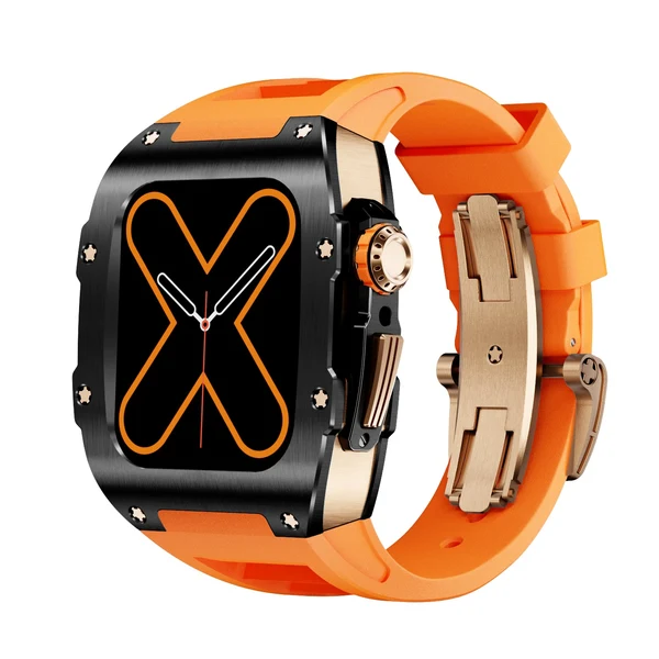 RM 9009 Black & Gold — Titanium / 44 mm / Oranje