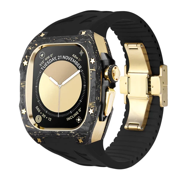 RM7006 Carbon Fibre — Czarno-złoty / Czarny / 49 mm