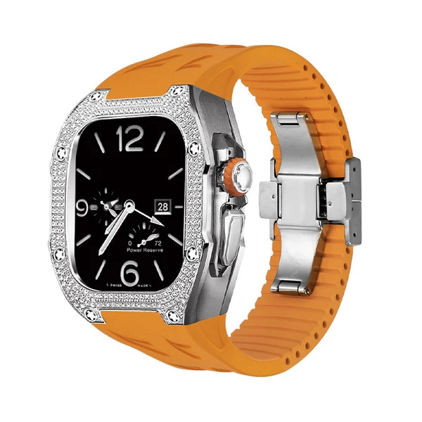 RM7006 Titanium 5A Zircon — Silver / Orange / 49 mm