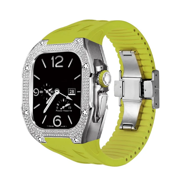 RM7006 Titanium 5A Zircon — Silver / Green / 49 mm